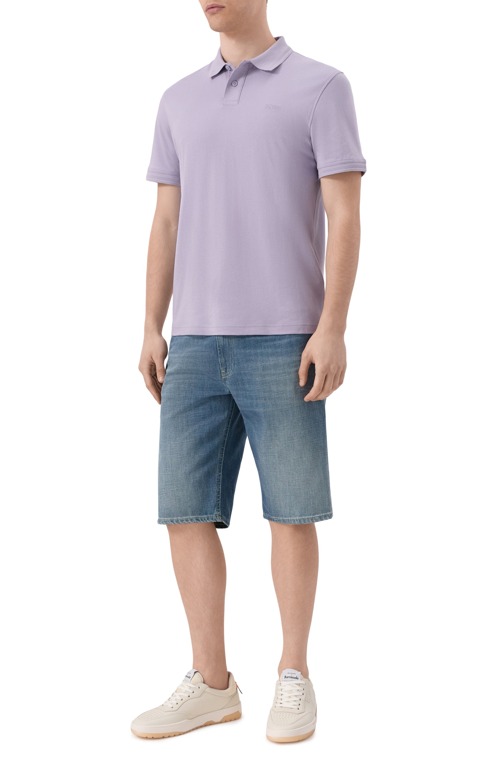 Хлопковое поло BOSS ORANGE, арт. 50520109, фото 2