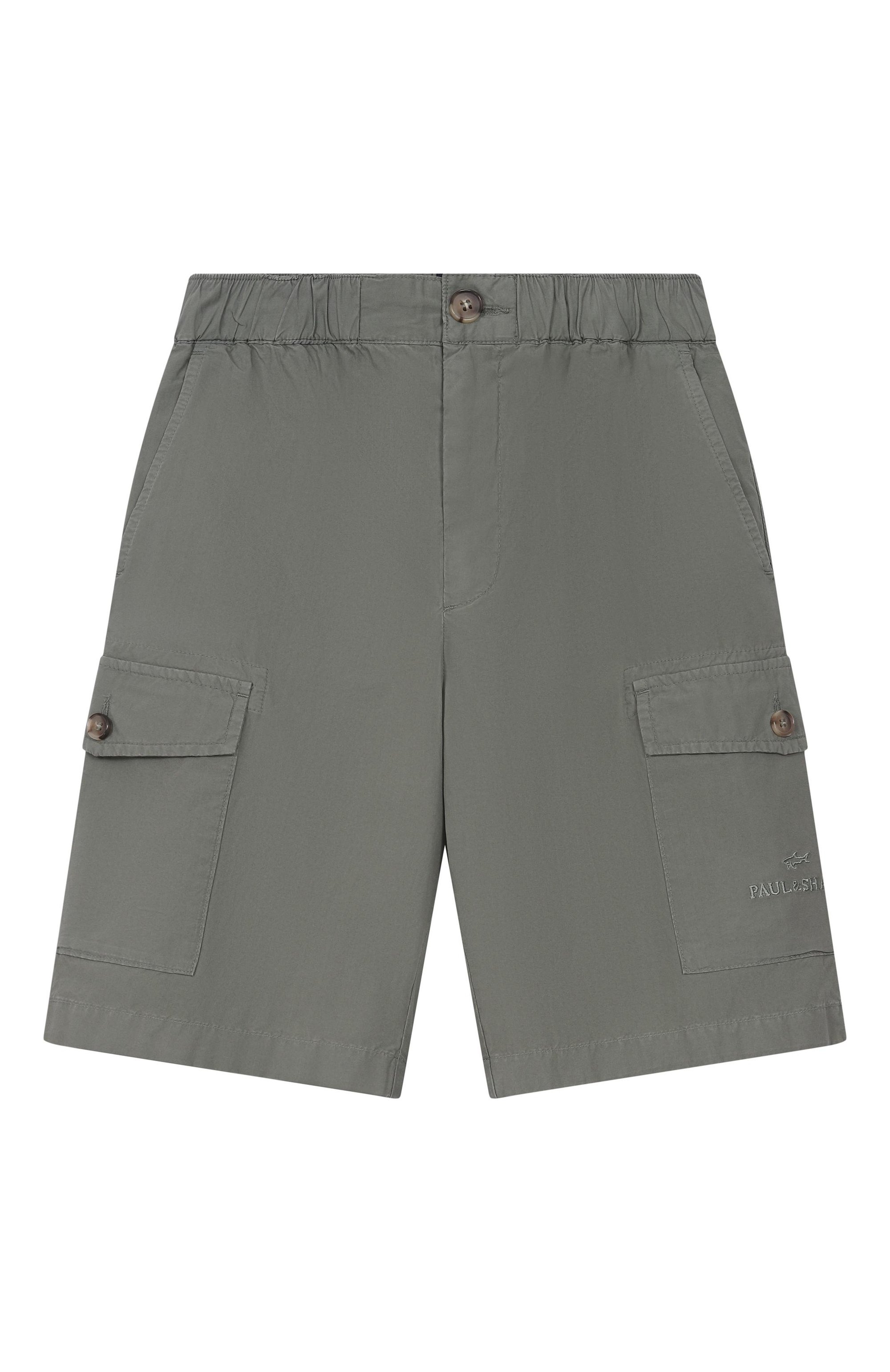 Хлопковые шорты-карго PAUL & SHARK JUNIOR, арт. WUQ002/LLC05/6A-8A, фото 1