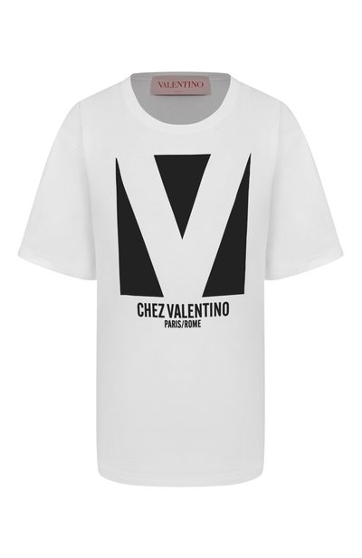 Женская хлопковая футболка VALENTINO, арт. 6B3MG24H95W