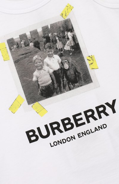 Хлопковая майка BURBERRY, арт. 8010669, фото 3