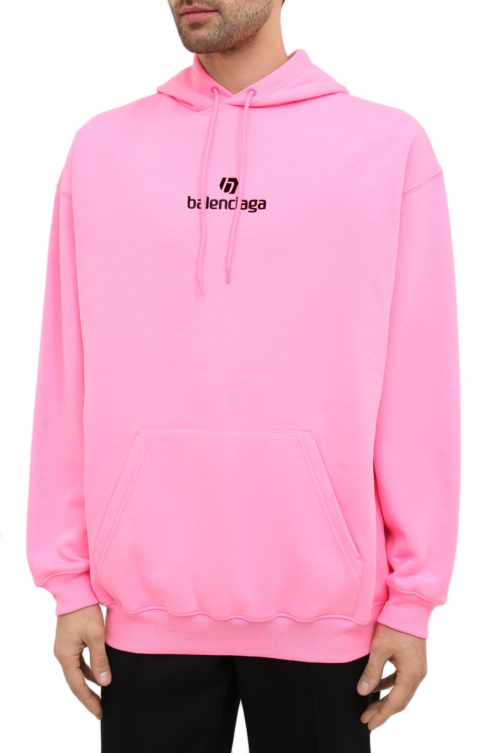 Хлопковое худи BALENCIAGA, арт. 570811/TJVE1, фото 3