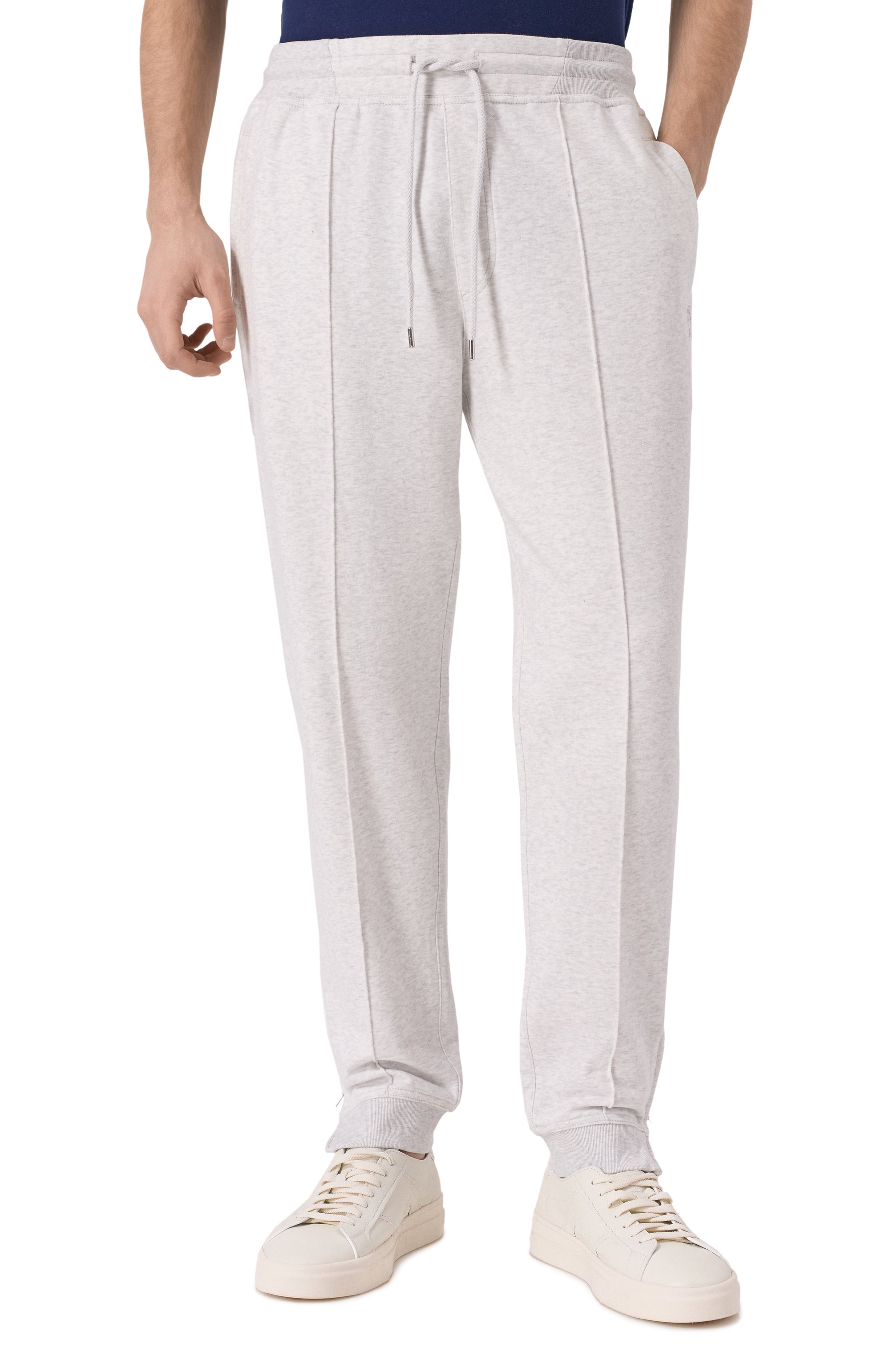 Хлопковые джоггеры BRUNELLO CUCINELLI, арт. MM8363211G, фото 3