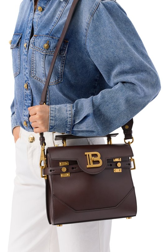 Сумка B-Buzz 23 Balmain FN0DB526/LSPY Коричневый  FN0DB526/LSPY Фото 2