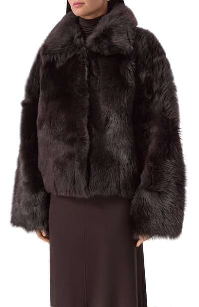 Шуба из овчины ANDREA YA'AQOV, арт. 25WSHE68B/SHEARLING, фото 3