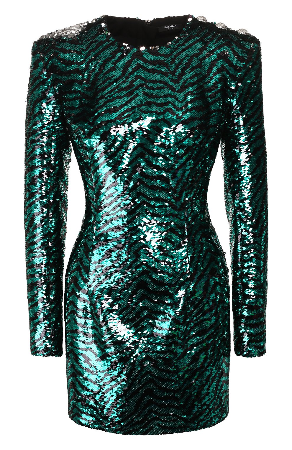 Платье с пайетками BALMAIN, арт. TF06200/X381, фото 1