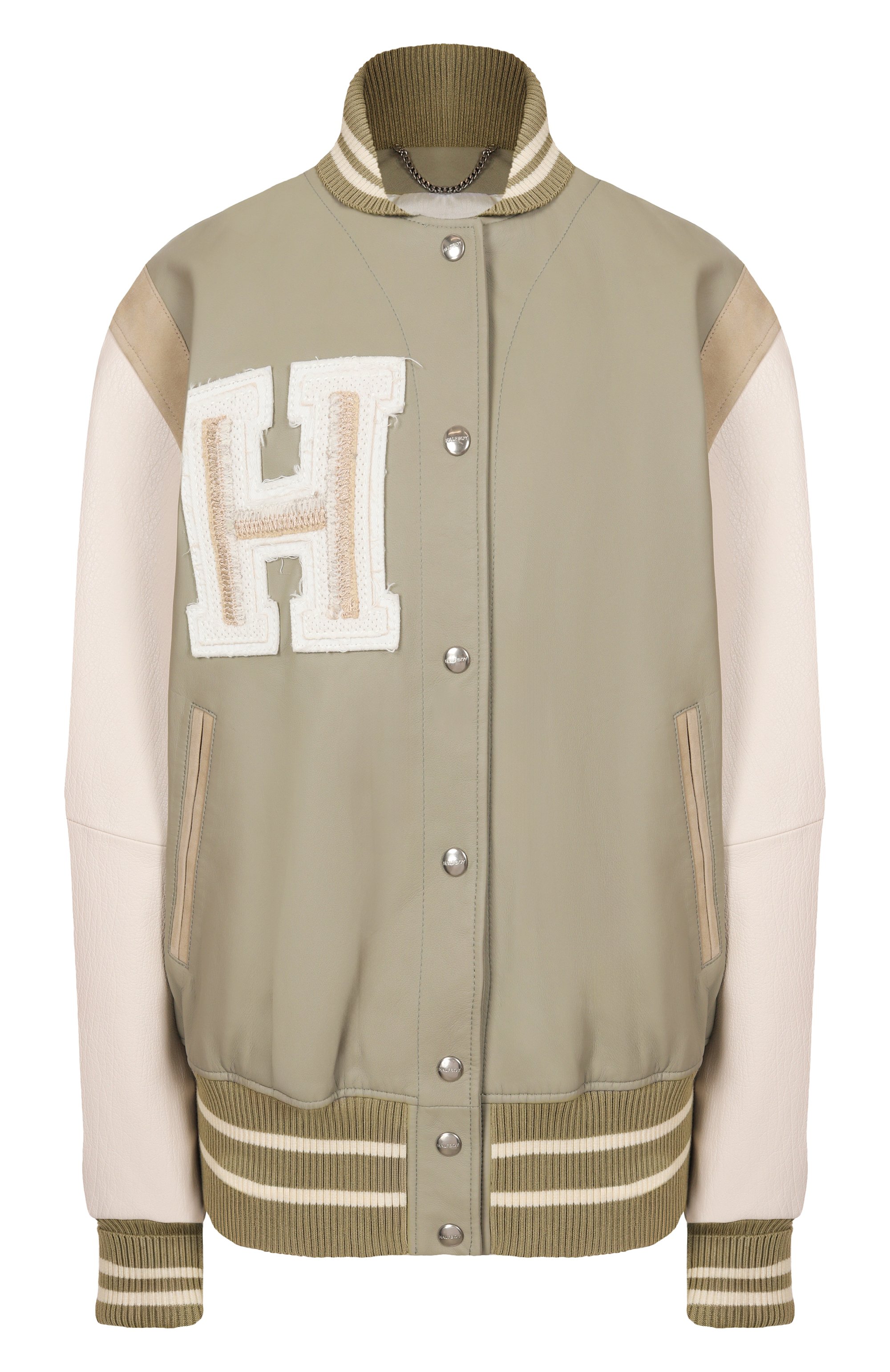 Кожаный бомбер HALFBOY, арт. HS251WL008, фото 1