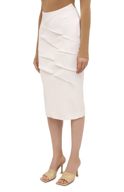 Шерстяная юбка ROLAND MOURET белого цвета по цене 79900 руб., арт. SS21/S2234/F0491, фото 3 Шерстяная юбка ROLAND MOURET, арт. SS21/S2234/F0491, фото 3