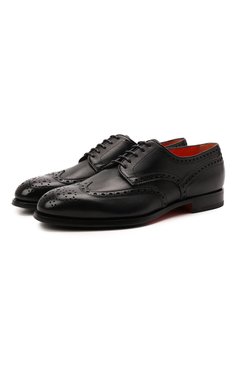 Кожаные дерби SANTONI, арт. MCCG15761JJ1BGICU49, фото 1