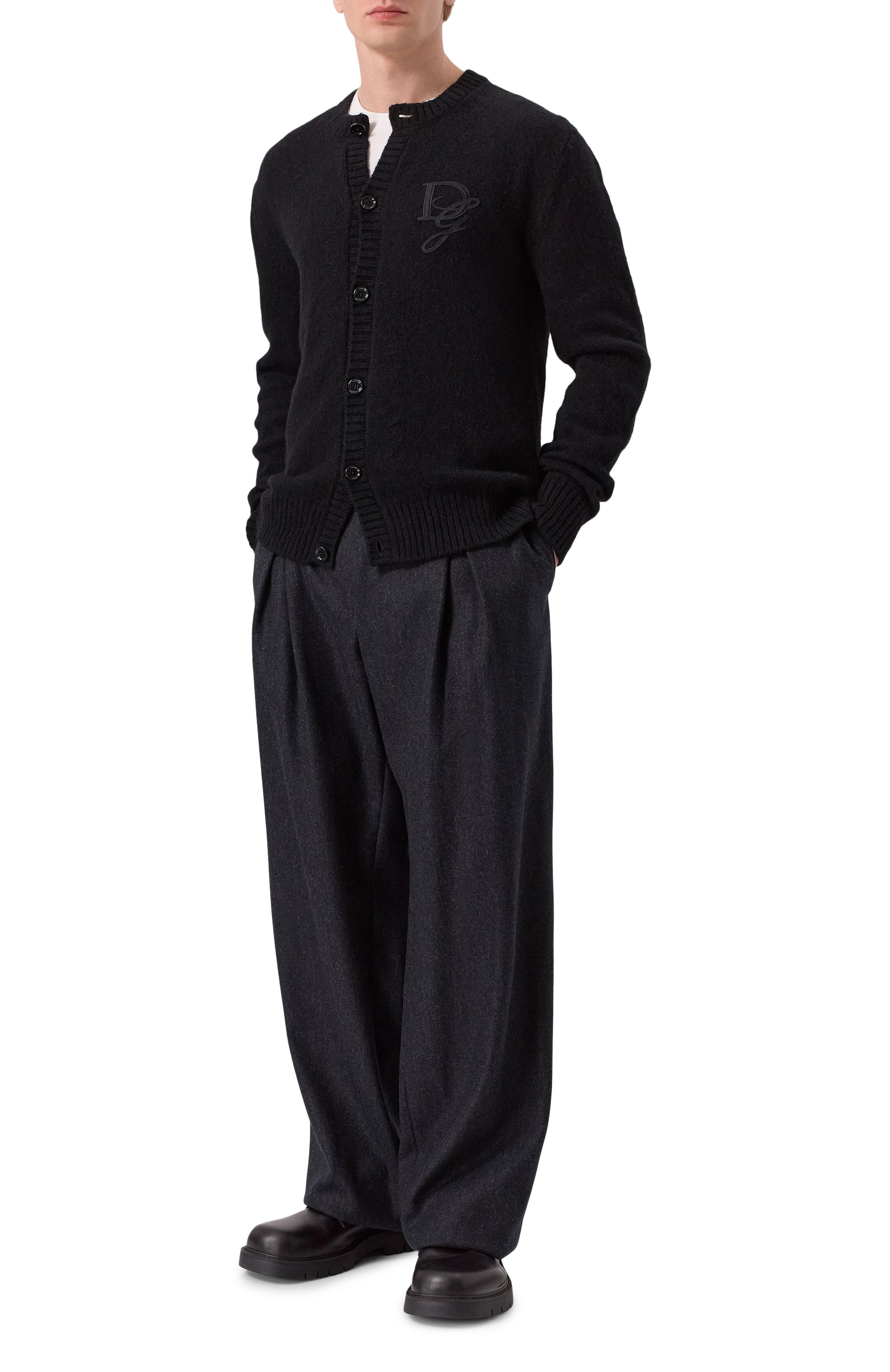 Шерстяные брюки DOLCE & GABBANA, арт. GP17ZT/HU2A8, фото 2