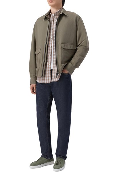 Рубашка из хлопка и льна CANALI, арт. CSL7049/GL03754, фото 2