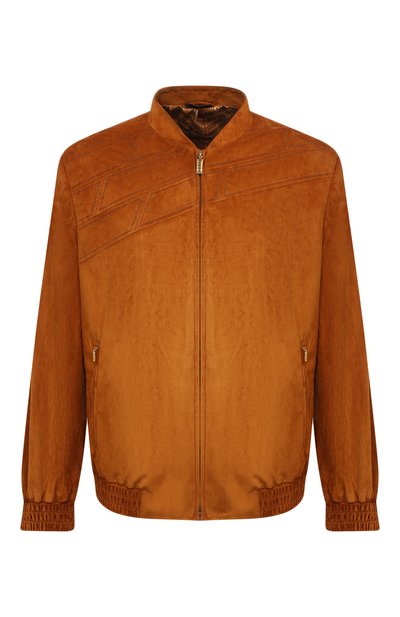 Мужской замшевый бомбер ZILLI, арт. MAV-JANGA-01003/2001