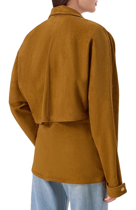 Замшевая куртка Darkpark WJA10/LTS02 Коричневый  WJA10/LTS02 Фото 4