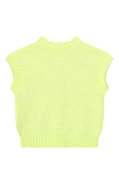 Хлопковый жилет BILLIEBLUSH желтого цвета по цене 10350 руб., арт. U21908, фото 2 Хлопковый жилет BILLIEBLUSH, арт. U21908, фото 2