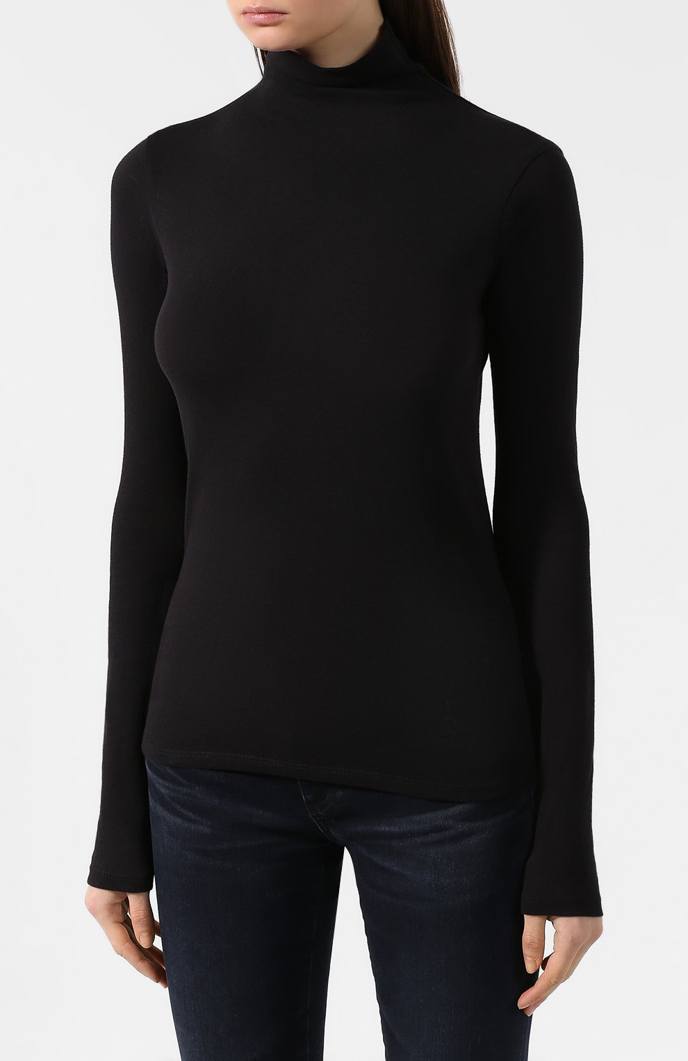 Хлопковая водолазка VINCE, арт. V609983357, фото 3