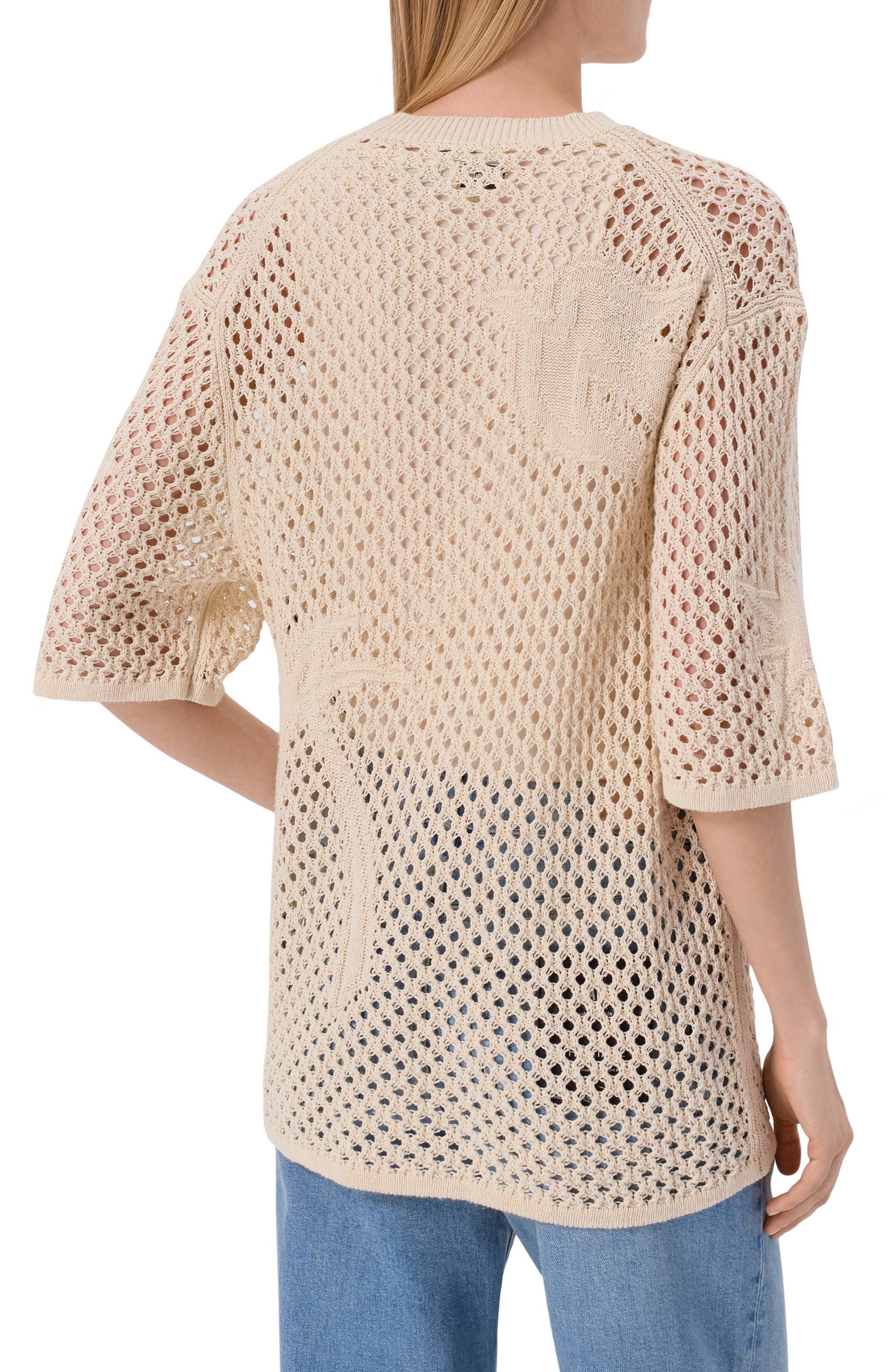 Пуловер изо льна и хлопка ZADIG AND VOLTAIRE, арт. KWSW02924, фото 4