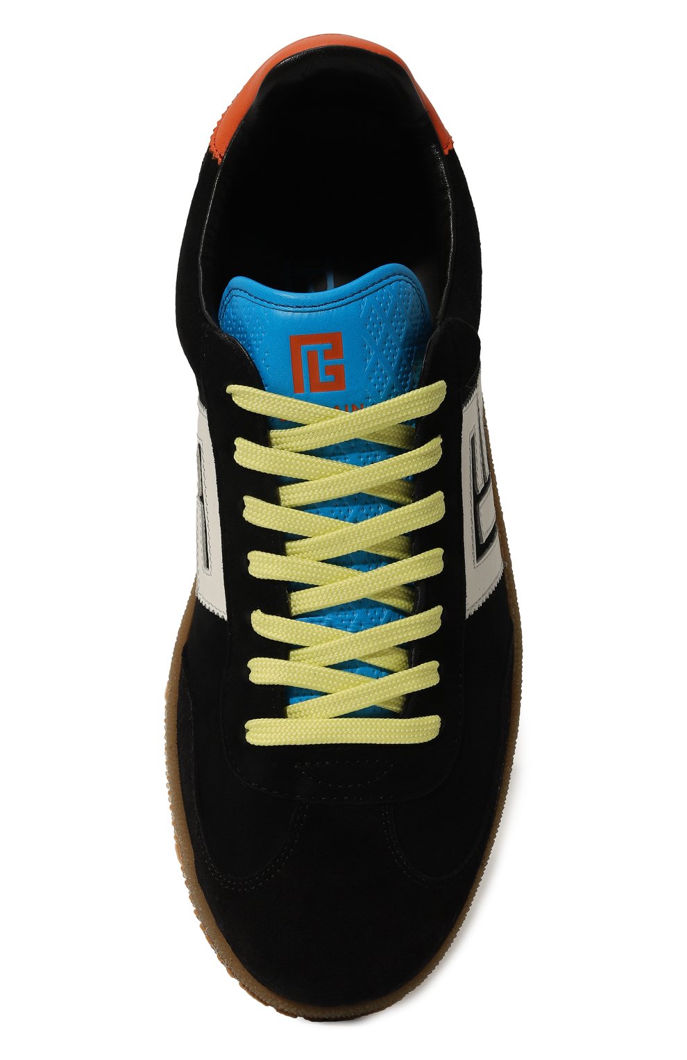 Замшевые кеды swan BALMAIN, арт. DM1VI360/LSC0, фото 6