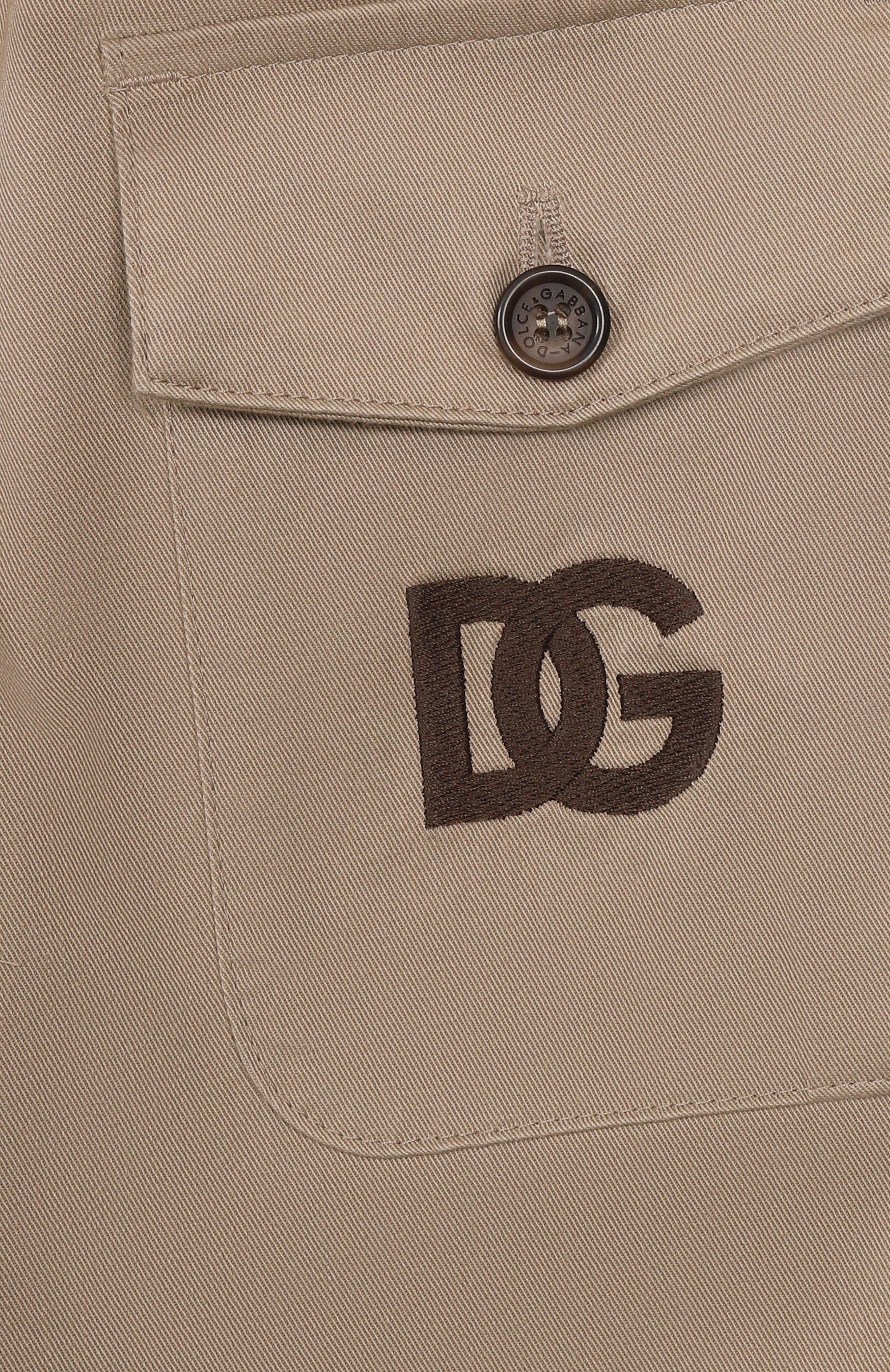 Хлопковые брюки-карго DOLCE & GABBANA бежевого цвета по цене 65950 руб., арт. L44P97/FUFL3/8-12+, фото 3 Хлопковые брюки-карго DOLCE & GABBANA, арт. L44P97/FUFL3/8-12+, фото 3