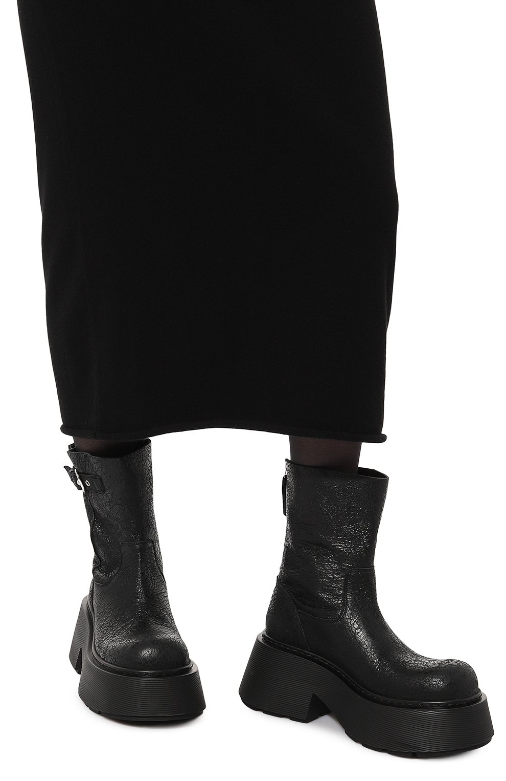 Кожаные ботинки stripy VIC MATIE, арт. 1F2166D_D30F040101, фото 3