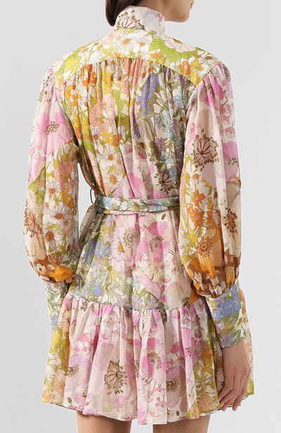 Платье из смеси хлопка и шелка ZIMMERMANN, арт. 7730DSUP, фото 4