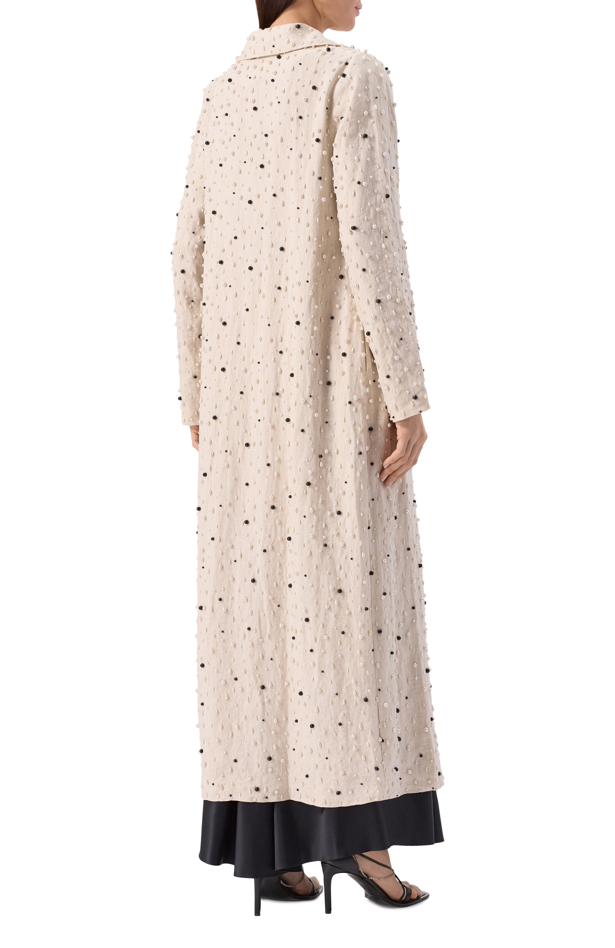 Льняной плащ ALBUS LUMEN, арт. AL.RT25.001.PEARLC0AT, фото 4