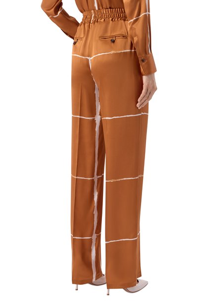 Атласные брюки KITON, арт. D48122K0873G07, фото 4