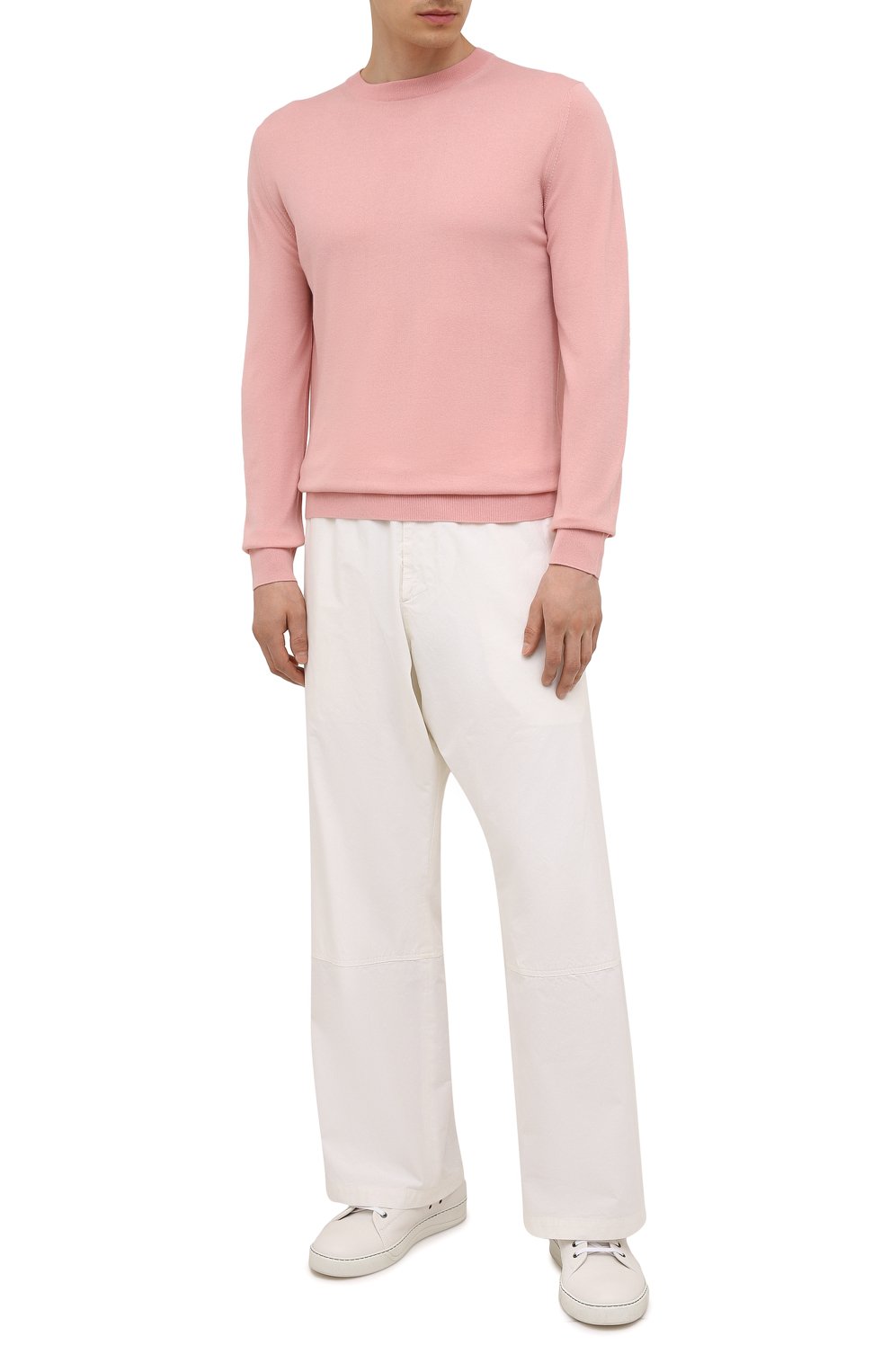 Джемпер из шерсти викуньи LORO PIANA розового цвета по цене 519500 руб., арт. FAL6624/VVIC, фото 2 Джемпер из шерсти викуньи LORO PIANA, арт. FAL6624/VVIC, фото 2