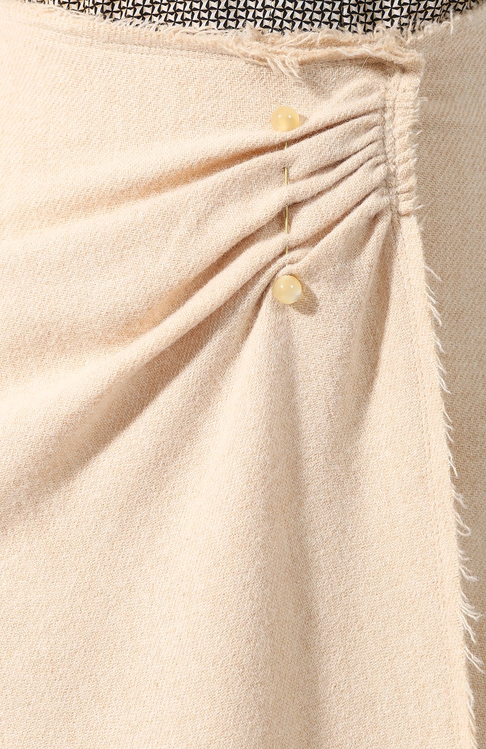 Шерстяная юбка NANUSHKA, арт. RUPI_CREME_S0FT WINTER SHIRTING, фото 5