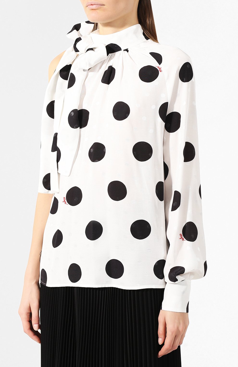 Блузка из вискозы MSGM, арт. 2641MDM06A 195165, фото 3