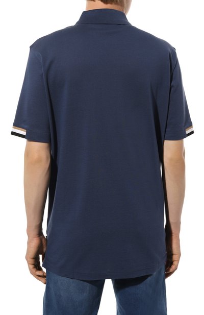 Хлопковое поло BOSS, арт. 50467113, фото 4