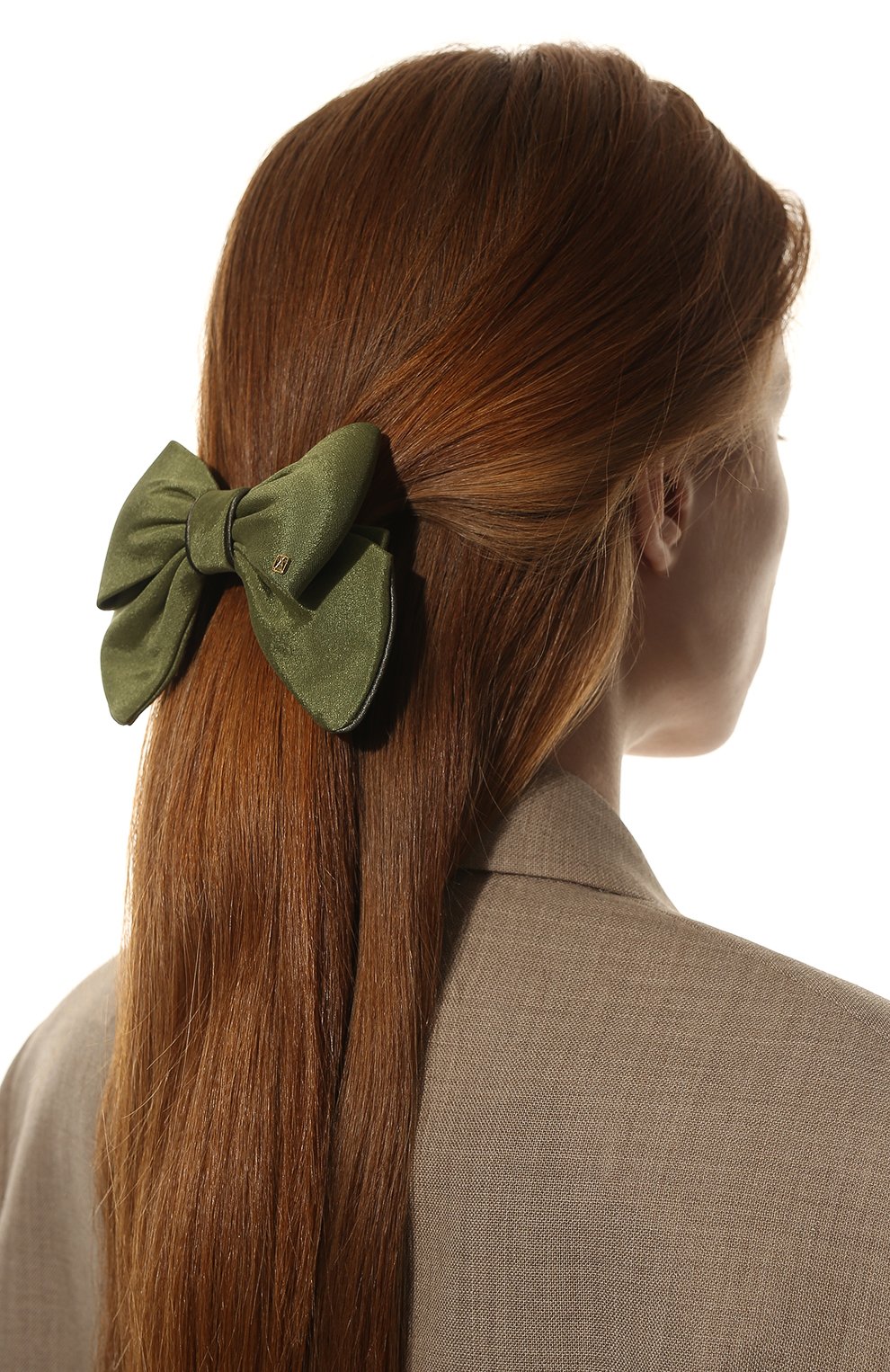 Бант ALEXANDRE DE PARIS зеленого цвета по цене 25480 руб., арт. TA8-1T-P22 K, фото 2 Бант ALEXANDRE DE PARIS, арт. TA8-1T-P22 K, фото 2