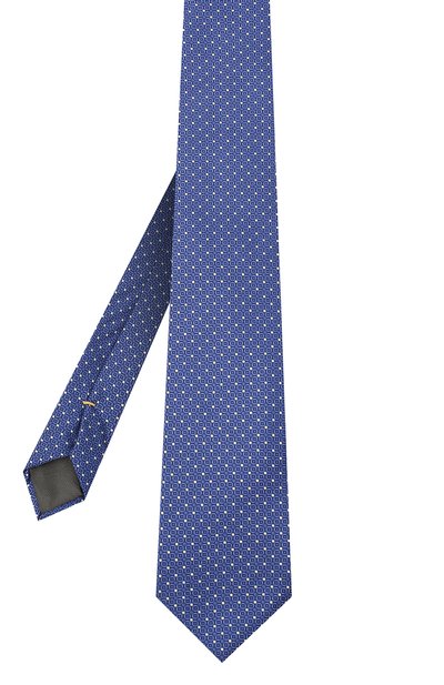 Шелковый галстук CANALI синего цвета по цене 11900 руб., арт. 24/HJ02843, фото 2 Шелковый галстук CANALI, арт. 24/HJ02843, фото 2