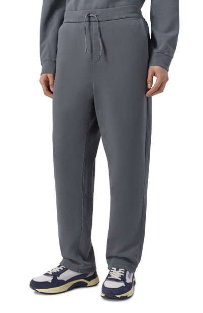 Хлопковые брюки PREMIATA темно-серого цвета по цене 37100 руб., арт. PA1035F0, фото 3 Хлопковые брюки PREMIATA, арт. PA1035F0, фото 3