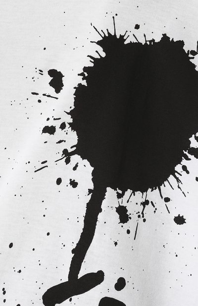 Хлопковая футболка YOHJI YAMAMOTO, арт. YS-T02-670, фото 5
