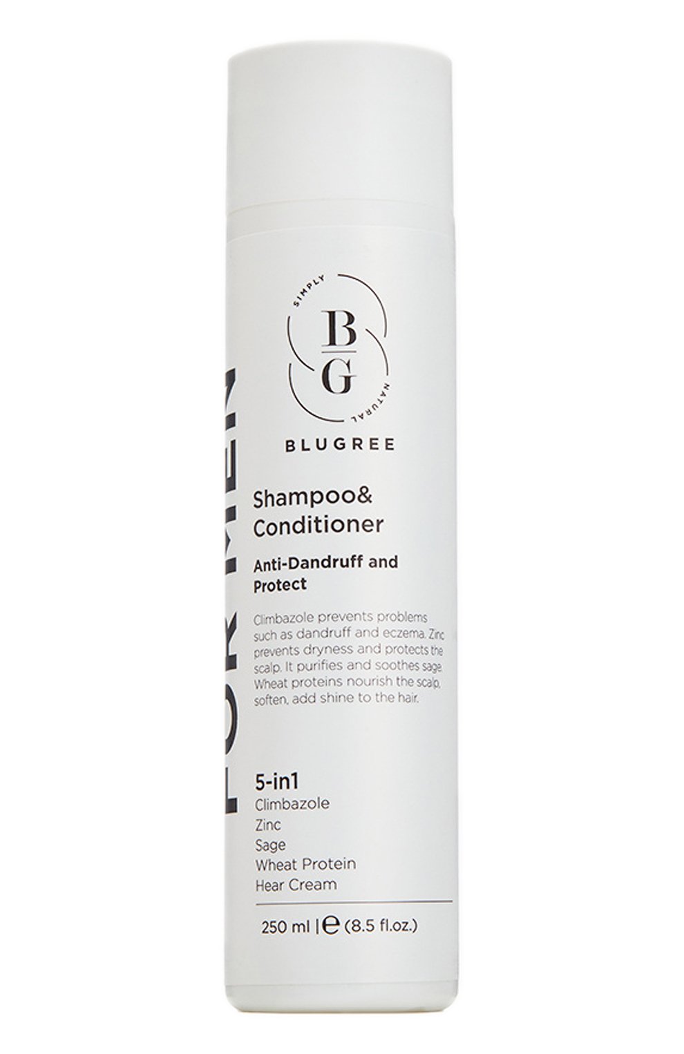Шампунь и кондиционер 5 in 1 против перхоти (250ml) BLUGREE, арт. 8682983900663, фото 1