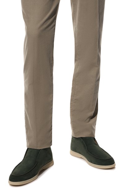 Замшевые ботинки open walk LORO PIANA, арт. FAB4368, фото 3