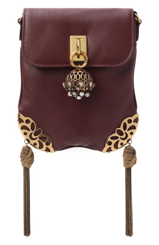 Сумка Château Treasures Chloé CH25WS715Q23_001 Бордовый CH25WS715Q23_001