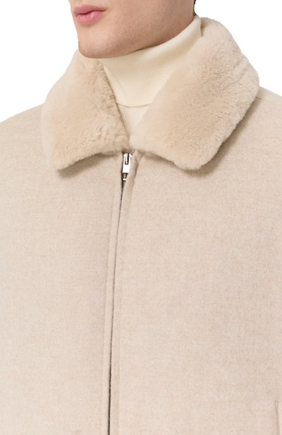 Бомбер с подкладкой из овчины ANDREA CAMPAGNA, арт. 25U029-DB1CNX, фото 5