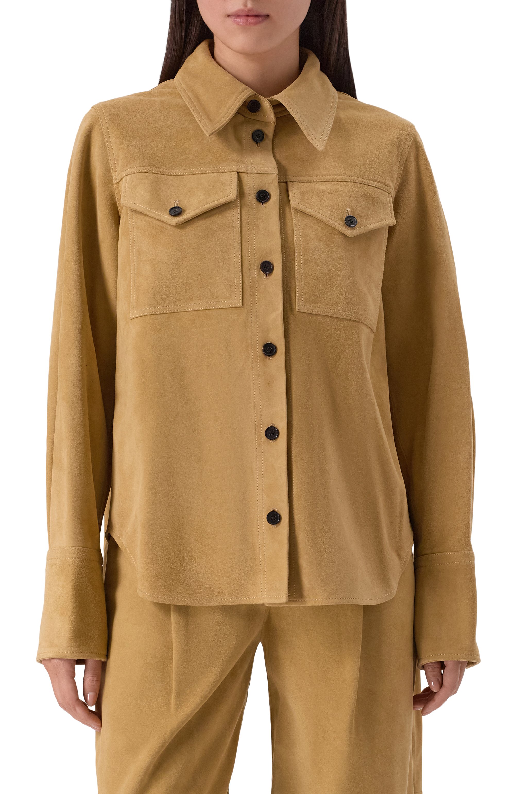 Замшевая рубашка CO, арт. 1808AGS-PF25, фото 3