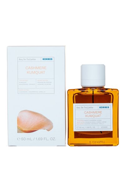 Туалетная вода cashmere kumquat (50ml) KORRES бесцветного цвета по цене 5990 руб., арт. 4603702121095, фото 2 Туалетная вода cashmere kumquat (50ml) KORRES, арт. 4603702121095, фото 2