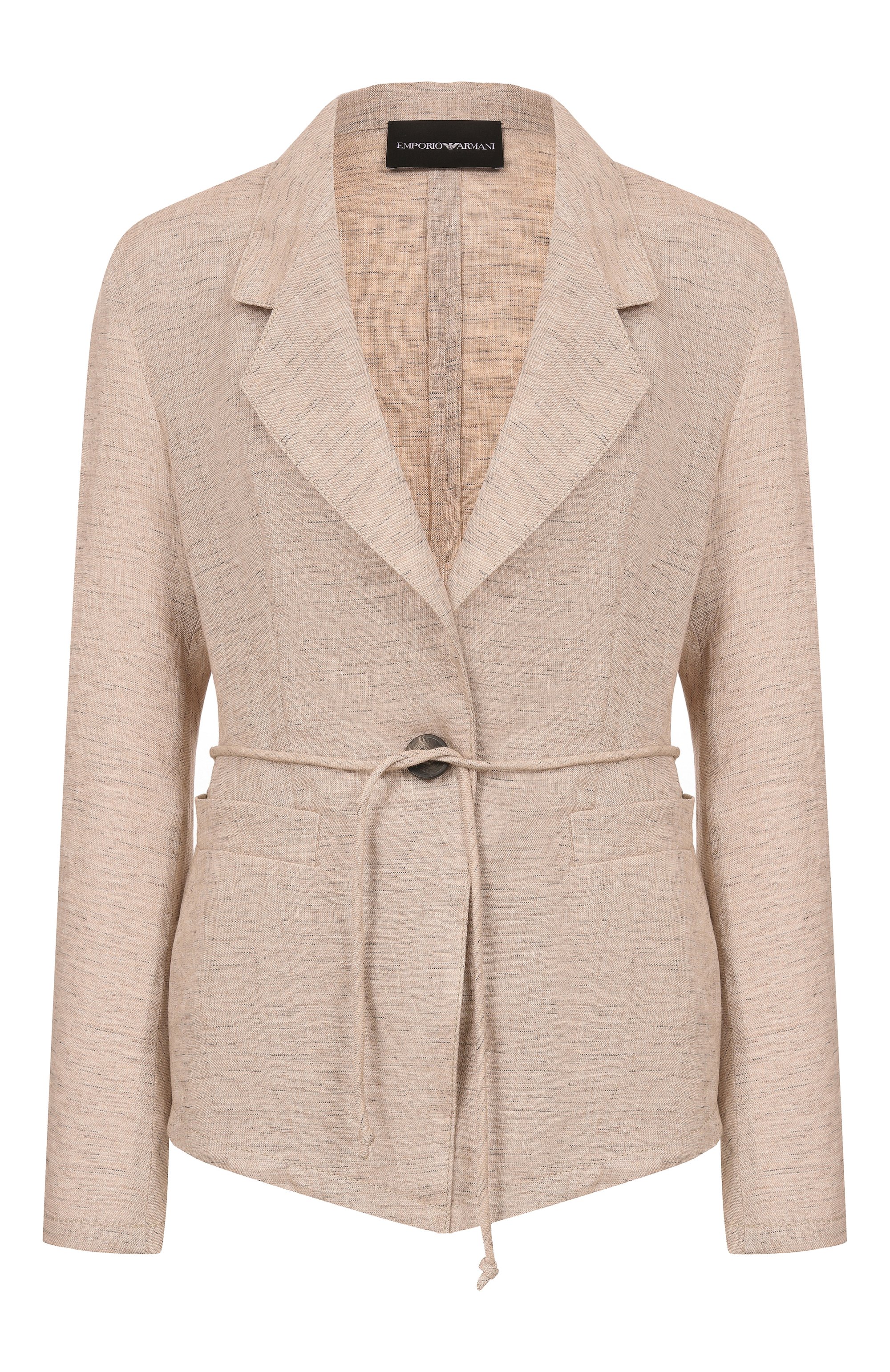 Льняной жакет EMPORIO ARMANI, арт. EW003980/TE10381, фото 1