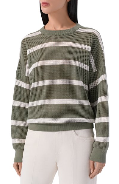 Хлопковый пуловер BRUNELLO CUCINELLI, арт. M19225700, фото 3