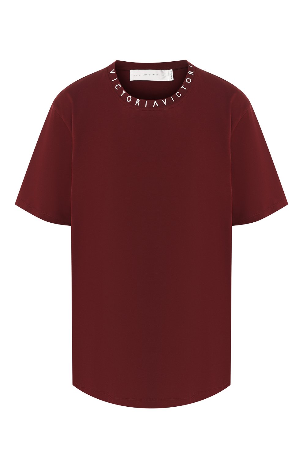 Хлопковая футболка VICTORIA, VICTORIA BECKHAM, арт. JYVV 072E PAW19 C0TT0N JERSEY, фото 1