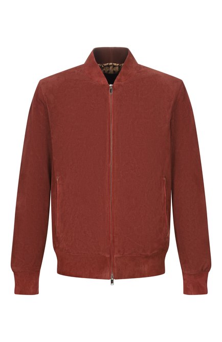 Мужской замшевый бомбер MVST, арт. M26.2PM.L026/METIS SUEDE/PERF0RATED 6MM