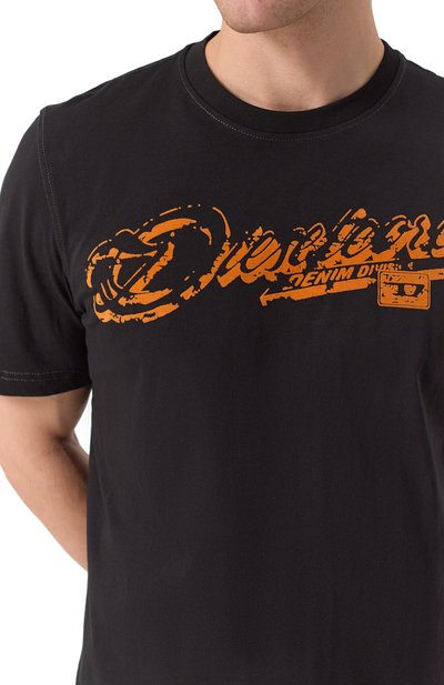 Хлопковая футболка DIESEL, арт. A16406/0QIAM, фото 5