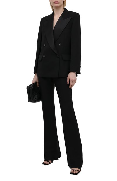 Шерстяной жакет VICTORIA BECKHAM черного цвета по цене 175000 руб., арт. 1221WJK002491A, фото 2 Шерстяной жакет VICTORIA BECKHAM, арт. 1221WJK002491A, фото 2