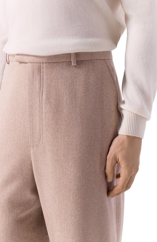 Кашемировые брюки MVST M25.1PM.T009 Бежевый  M25.1PM.T009 Фото 5
