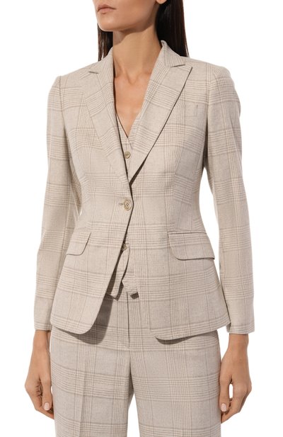 Жакет из шерсти и кашемира KITON, арт. D15510K0520E02, фото 3