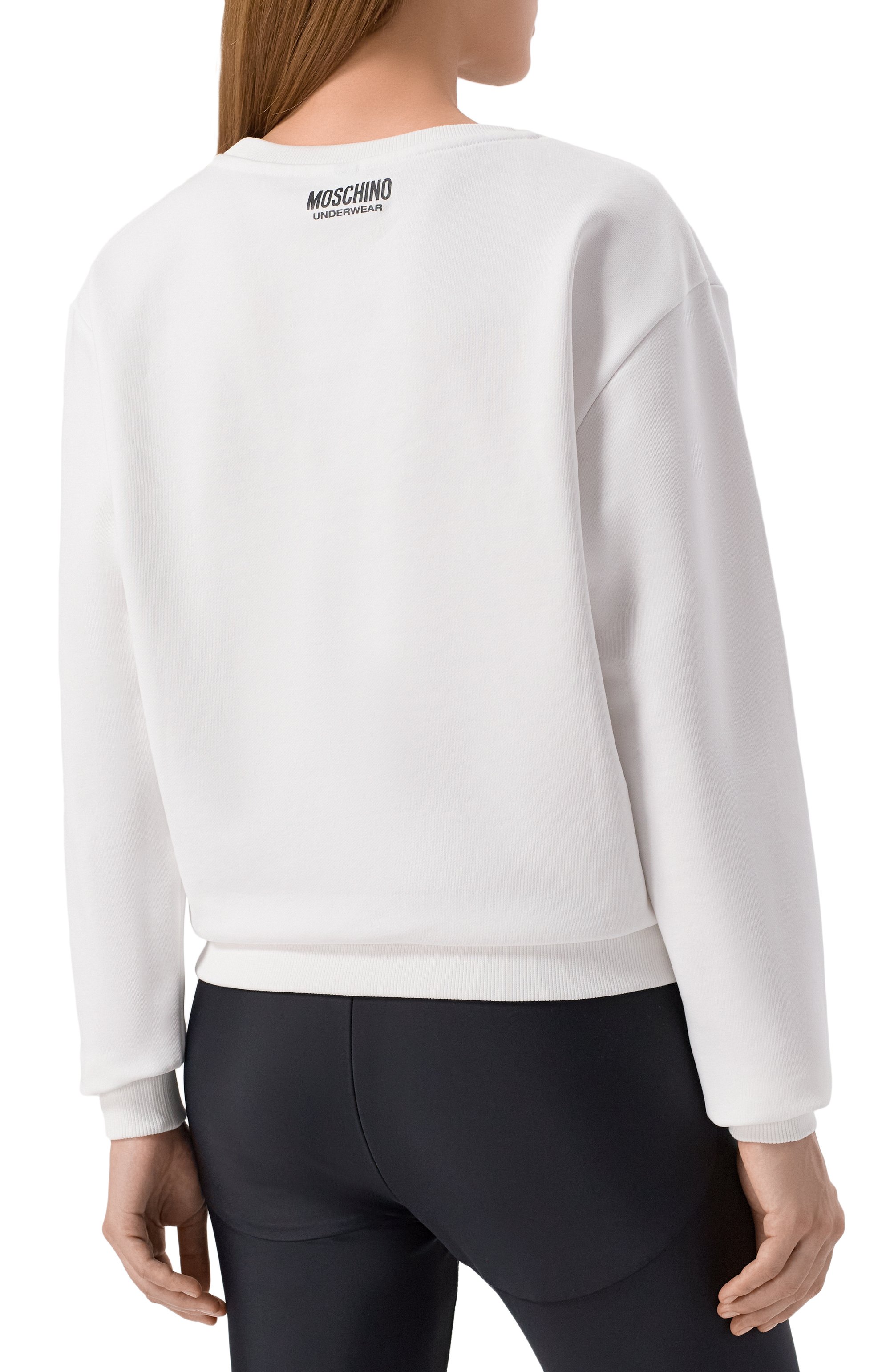 Хлопковый свитшот MOSCHINO, арт. V1704/4420, фото 4