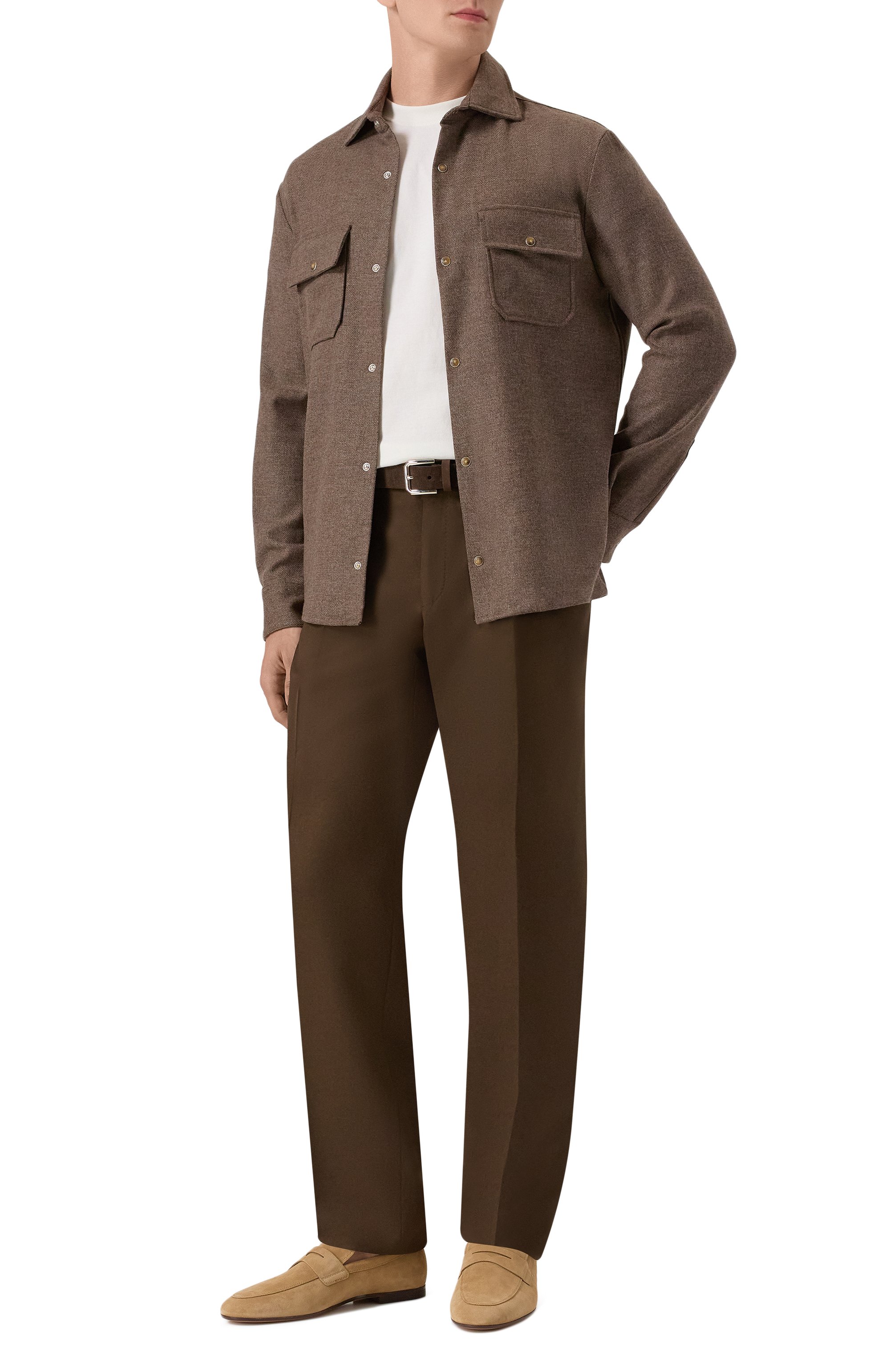 Шерстяные брюки CORNELIANI, арт. 265B03-2618111, фото 2