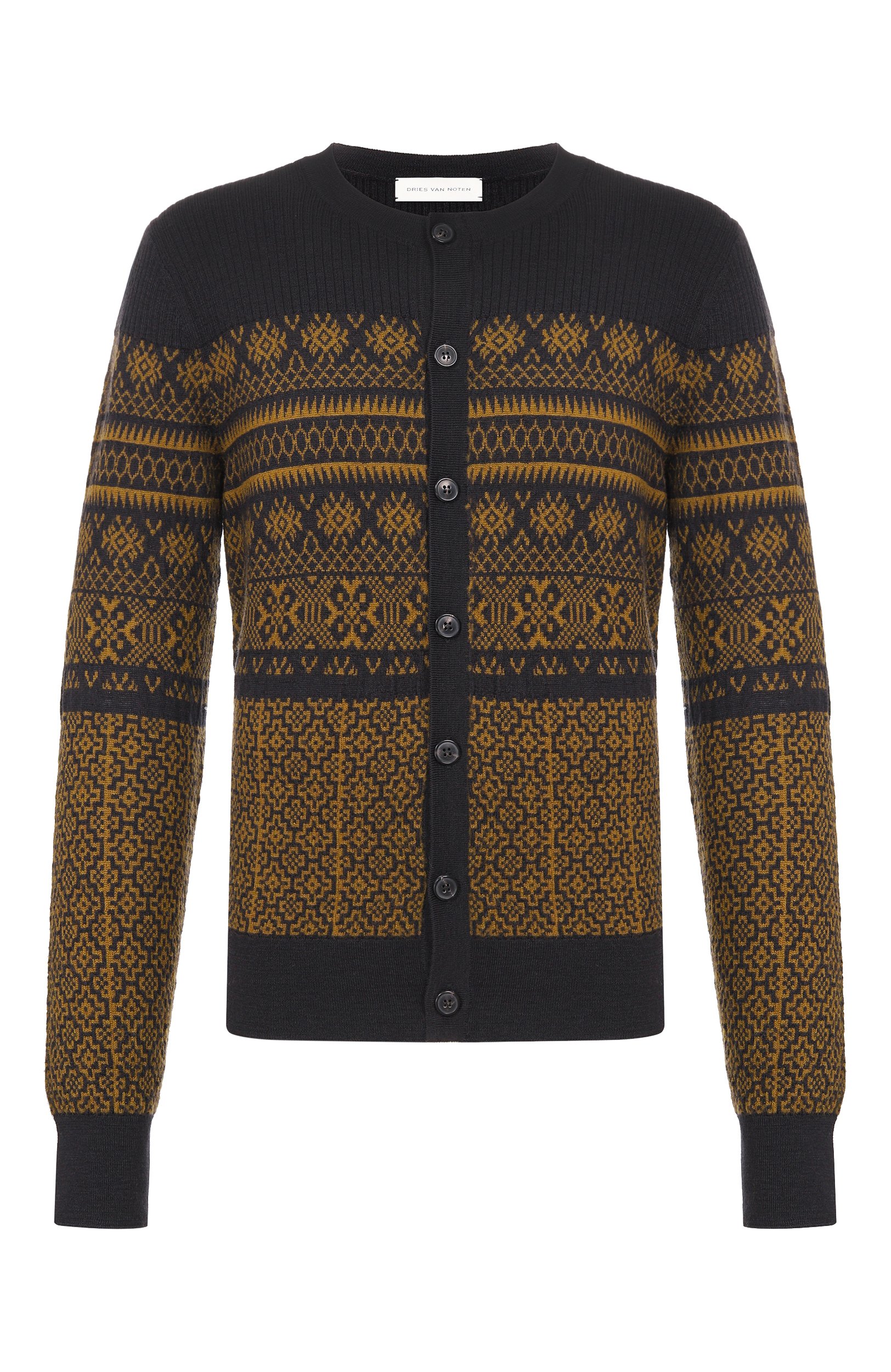 Кардиган из шерсти и хлопка DRIES VAN NOTEN, арт. 021216/4746, фото 1